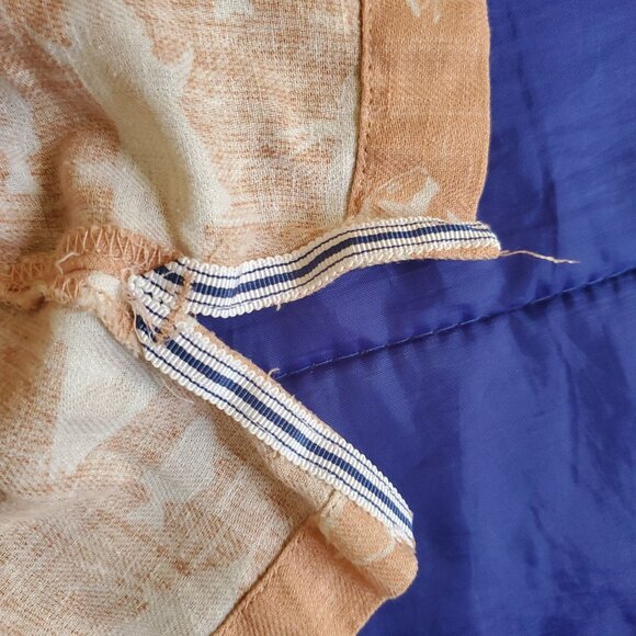 New 28 Palms MenXL Hawaiian Shirt SILK PeachColor. PocketMatch TropicalFish READ - Picture 5 of 12